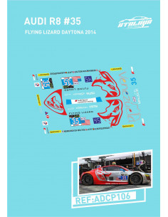 Audi R8 Flying Lizard Daytona 2014 N35