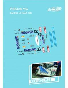 Porsche 956 Danone LeMans 1986