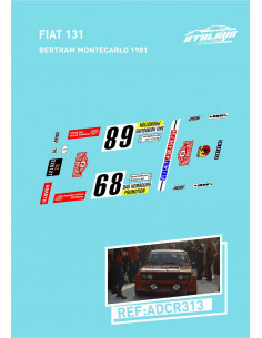 Fiat 131 Bertram Montecarlo 1981