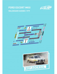Ford Escort RS MKII Waldegard Quebec 1979