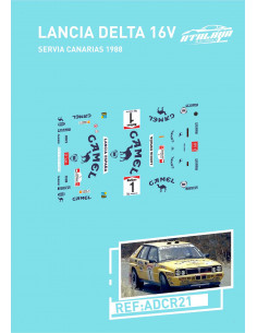 Lancia Delta 16v Servia Canarias 88