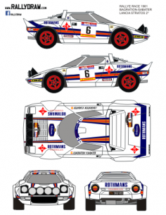 Lancia Stratos Bagration Race 1981