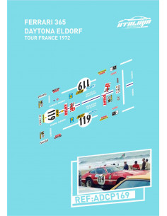 Ferrari 365 Daytona Elford Tour France 1972