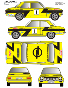 Opel Ascona SR Rohrl Firestone 1974