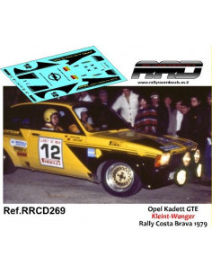 Opel Kadett GTE Kleint-Wanger Rally Costa Brava 1979