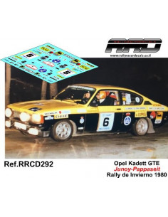 Opel Kadett GTE Junoy-Papasseit Rally de Invierno 1980
