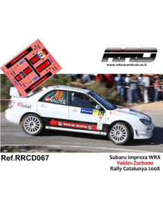 Subaru Impreza WRX Valdes-Zurbano Rally Catalunya 2008