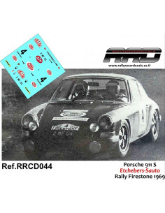 Porsche 911S Etchebers-Sauto Rally Firestone 1969