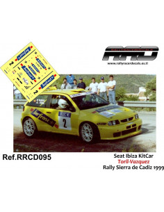 Seat Ibiza KitCar Toril-Vazquez Rally Sierra de Cadiz 1999