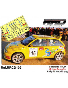 Seat Ibiza KitCar Ortega-Gonzalez Rally de Madrid 1999