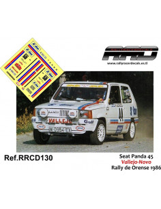 Seat Panda 45 Vallejo-Novo Rally Orense 1986