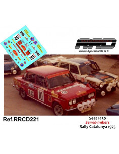 Seat 1430 Servia-Imbers Rally Catalunya 1975