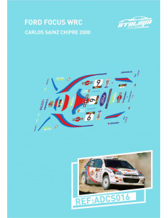 Ford Focus WRC Sainz Chipre 2000