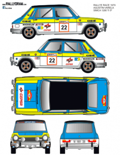 Simca 1200 Augustin Race 1979