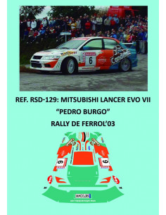 Mitsubishi Lancer EvoVII - Pedro Burgo - Rally de Ferrol 2003