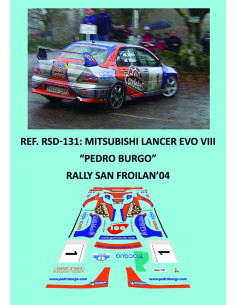 Mitsubishi Lancer EvoVIII - Pedro Burgo - Rally San Froilán 2004