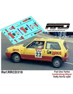 Fiat Uno Turbo Cambreleng-Mayor Rally Norte 1988