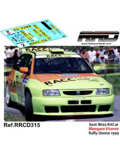 Seat Ibiza KitCar Blazquez-Vicente Rally Osona 1999