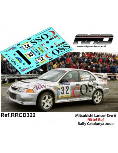 Mitsubishi Lancer Evo 6 Nittel-Ruf Rally Catalunya 2000