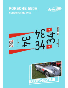 Porsche 550A Nurburgring 1956