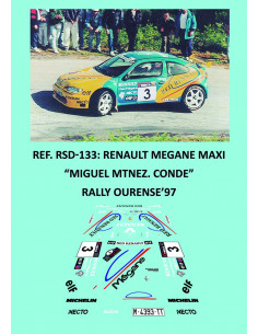 Renault Megane Maxi - Miguel Martínez Conde - Rally Ourense 1997