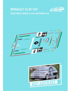 Renault Clio 16V Martinez Conde Caja cantabria 1996