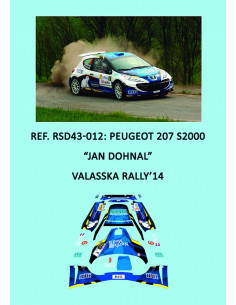 Peugeot 207 S2000 - Jan Dohnal - Valasska Rally 2014