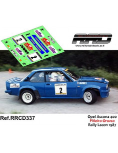Opel Ascona 400; Piñeiro-Orozco; Rally Lacon 1987