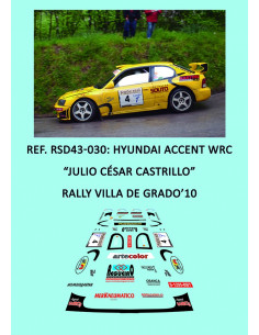 Hyundai Accent WRC - Julio César Castrillo - Rally Villa de Grado 2010