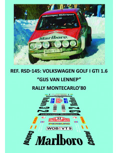 VW Golf I GTI 1.6 - Gijs van Lennep - Rally Montecarlo 1980