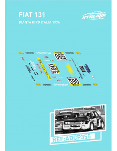 Fiat 131 Pianta Giro Italia 1976