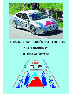 Citroen Xsara Kit Car - J.A. Fombona - Subida al Fito 2002