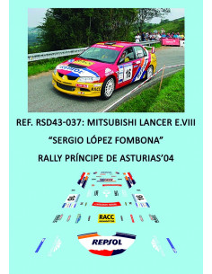Mitsubishi Lancer Evo VIII - Sergio L. Fombona - Rally Príncipe de Asturias 2004