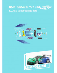Porsche 997 GT3 Falken Nurburgring 2018