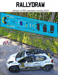 Citroen C3 R5 Caamaño Coruña 2021