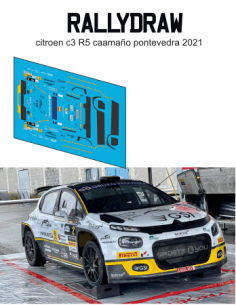 Citroen C3 R5 Caamaño Pontevedra 2021