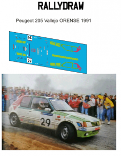 Peugeot 205 Vallejo Ourense 1991