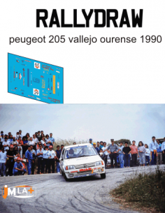 peugeot 205 vallejo ourense 1990