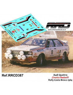 Audi Quattro Cinotto-Radaelli Rally Costa Brava 1984