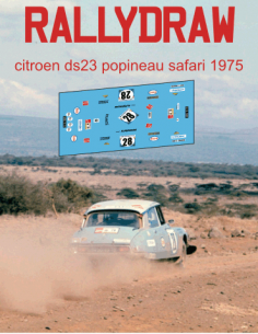 Citroen ds23 popineau safari 1975