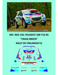 Peugeot 208 T16 R5 - Craig Breen - Rally Finlandia 2015
