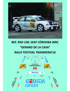 Seat Córdoba WRC - Gerard de la Casa - Rally Festival Trasmiera 2016
