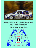 Ford Escort Cosworth - Francois Delecour - Rally Montecarlo 1993