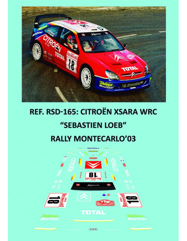 Citroën Xsara WRC - Sebastien Loeb - Rally de Montecarlo 2003