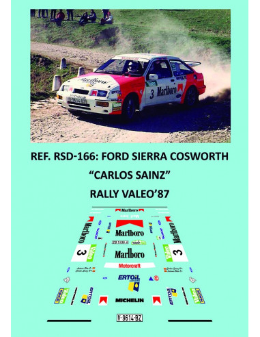 Ford Sierra Cosworth - Carlos Sainz - Rally Valeo 1987