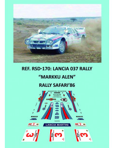 Lancia 037 Rally - Markku Alen - Rally Safari 1986