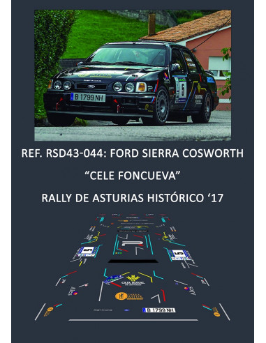 Ford Sierra Cosworth - Cele Foncueva - Rally de Asturias Histórico 2017