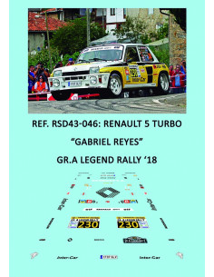 Renault 5 Turbo - Gabriel Reyes - Gr.A Legend Rally 2018