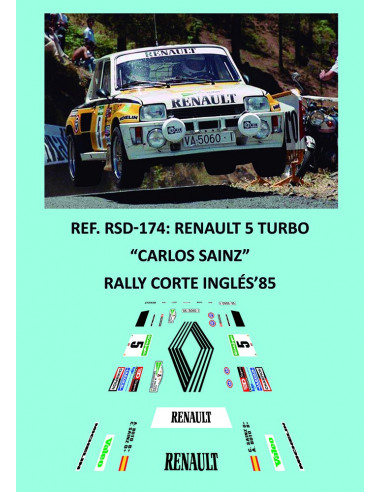Renault 5 Turbo - Carlos Sainz - Rally El Corte Inglés 1985