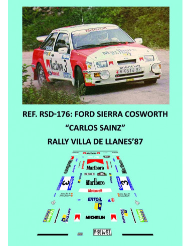 Ford Sierra Cosworth - Carlos Sainz - Rally Villa de Llanes 1987
